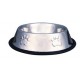 Comedouro ou Bebedouro Inox Auto Relevo - 720 ml